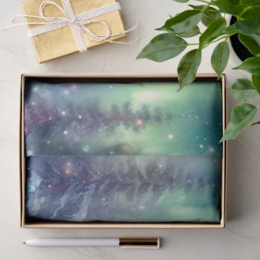 Elegante Polar Beer Ice Crystal Crown Decoupage Tissuepapier (Geschenk)