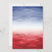 Elegante politieke fondsenwerving evenement kaart (Achterkant)