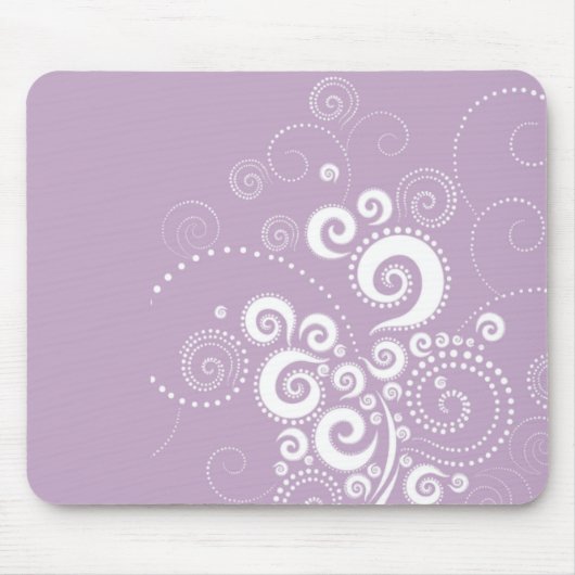 Elegante Polka Dots Mousepad Muismat (Voorkant)