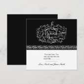 Elegante Pompoen Halloween Herfst Dankkaart Bedankkaart (Voorkant / Achterkant)