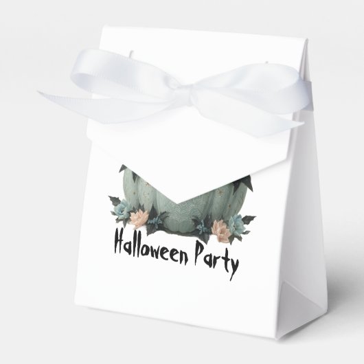 Elegante pompoen Halloween Party Design Favoriet B Bedankdoosjes (Voorkant Zijde)