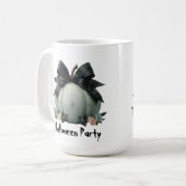 Elegante pompoen Halloween Party Design Koffiemok (Voorkant links)