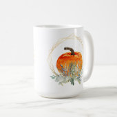 Elegante Pompoen Koffiemok (Voorkant rechts)