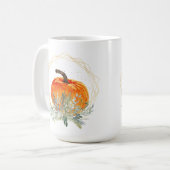 Elegante Pompoen Koffiemok (Voorkant links)