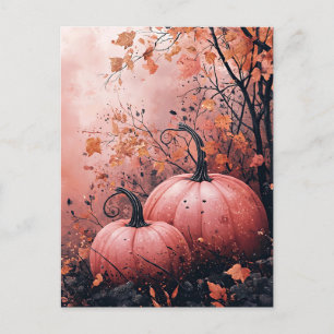 Elegante pompoenen Halloween Wenskaart Briefkaart