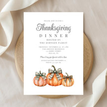 Elegante Pompoenen met Strik Thanksgiving