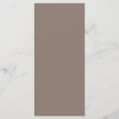 Elegante Pompoenen Thanksgiving Menu (Achterkant)
