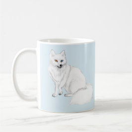 Elegante poolvosmok met sneeuwvliesontwerp koffiemok