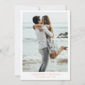 Elegante Poppy Meadow Sinaasappel Flowers Wedding Kaart (Achterkant)