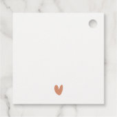 Elegante Portland Oregon Skyline Waterverf bruilof Bedankjes Labels (Achterkant)