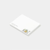 Elegante Potted House Planten Waterverf Botanical Post-it® Notes (Schuin)