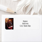 **ELEGANTE POUR VAN DE WIJN** ADRESETIKETTEN ETIKET (Insitu)