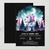 Elegante Prehistorische Triceratops Verjaardag Kaart (Voorkant / Achterkant)