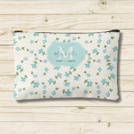 Elegante Preppy Bloemige Cottagecore Ivoor Zachte  Etui