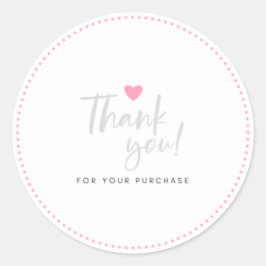 Elegante Pretty Roze Ronde Sticker