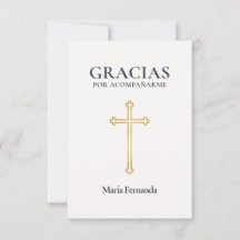 Elegante Primera Comunión Gouden Kruis