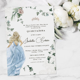Elegante Prinses Sprookje | Quinceañera 15e Kaart