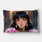 Elegante print gesneden naaizak etui (Achterkant)