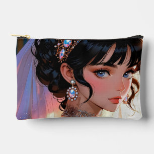 Elegante print gesneden naaizak etui
