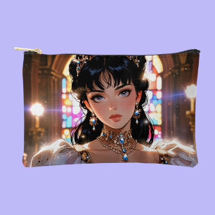 Elegante print gesneden naaizak etui