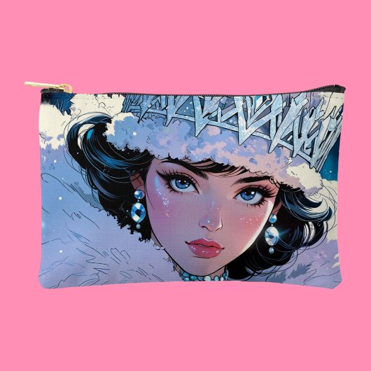 Elegante print gesneden naaizak etui