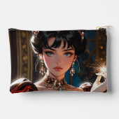 Elegante print gesneden naaizak etui (Achterkant)