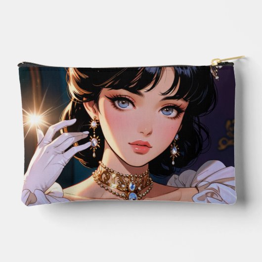 Elegante print gesneden naaizak etui (Achterkant)