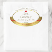 Elegante Product Verpakking Etiketten Wit en Goud (Tas)