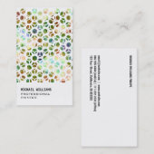 ELEGANTE PROFESIONAL BLANCO SIMPLE ORO METAL VISITEKAARTJE (Voorkant / Achterkant)