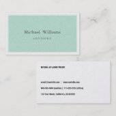 ELEGANTE PROFESIONAL MINIMALISTA SIMPLE VISITEKAARTJE (Voorkant / Achterkant)