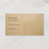 Elegante Profesional Piel Cocodrilo Reptil Plata Visitekaartje (Achterkant)