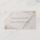 Elegante Professional Visitekaartje (Achterkant)