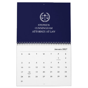 Elegante professional voor advocatenkantoor kantoo kalender