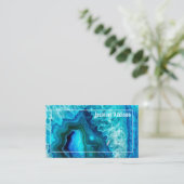 Elegante professionele Agaat Geode Visitekaartje (Staand voorkant)