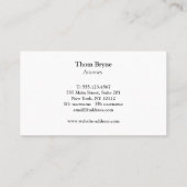 Elegante professionele boom Logo marineblauw Visitekaartje (Achterkant)