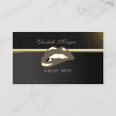 Elegante Professionele Chic Luxe Lippen Visitekaartje (Voorkant)