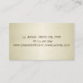 Elegante Professionele Chic Luxe Visitekaartje (Achterkant)