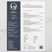Elegante professionele CV Sjabloon (Voorkant)
