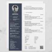 Elegante professionele CV Sjabloon (Voorkant / Achterkant)