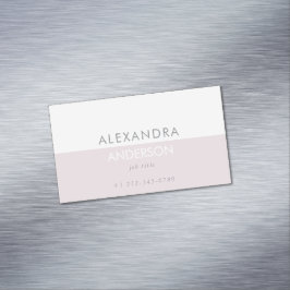 Elegante Professionele Eenvoudige Minimaal Twee Kl Magnetisch Visitekaartje