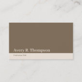 Elegante professionele eenvoudige minimalistische  visitekaartje (Voorkant)