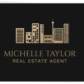 Elegante professionele foto makelaar onroerend goe visitekaartje