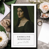 Elegante professionele foto visitekaartje