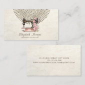 Elegante professionele, gouden Stippen naaimachine Visitekaartje (Voorkant / Achterkant)