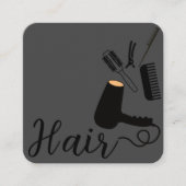 Elegante professionele herinneringsafspraakkaart vierkante visitekaartje (Voorkant)