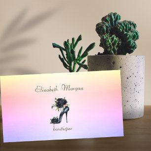 Elegante professionele hoge hakken zwarte Rozen Ee Visitekaartje