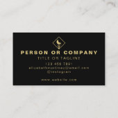 Elegante professionele landschap tuinieren Yard Ca Visitekaartje (Achterkant)