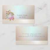 Elegante professionele lichtgevende naaimachine ka visitekaartje (Voorkant / Achterkant)