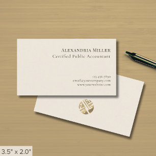 Elegante professionele Logo Visitekaartje