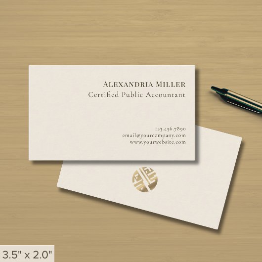 Elegante professionele Logo Visitekaartje